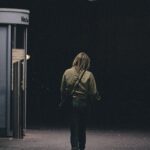 woman, walking, street, alone, girl, female, dark, night, evening, alone, alone, alone, alone, alone