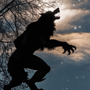 A werewolf Werewolfing...