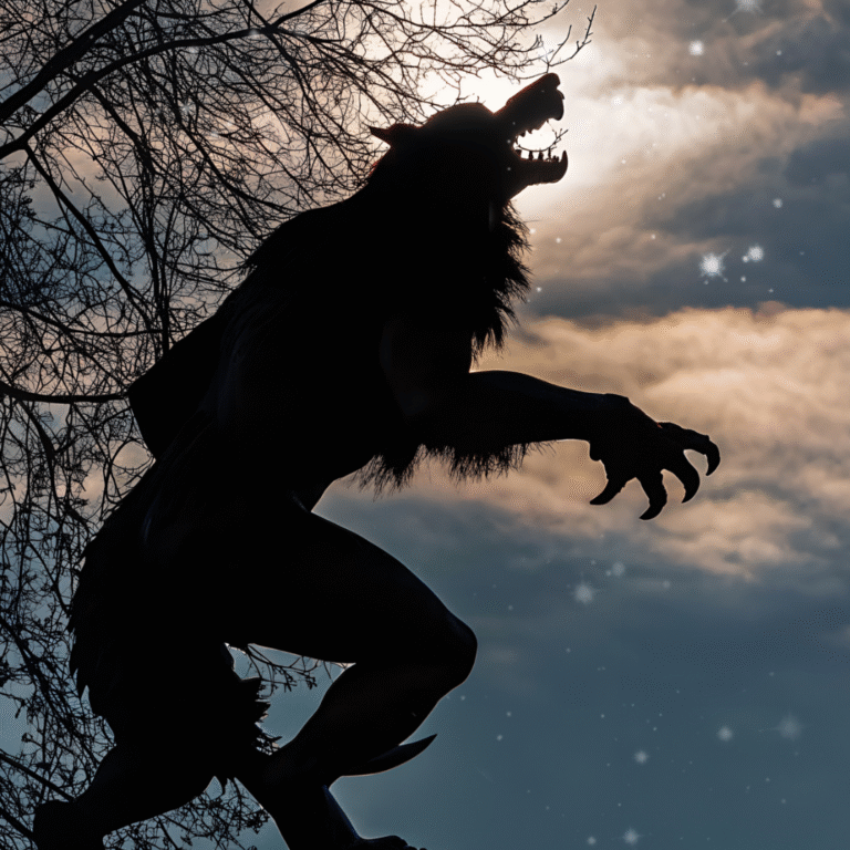 A werewolf Werewolfing...